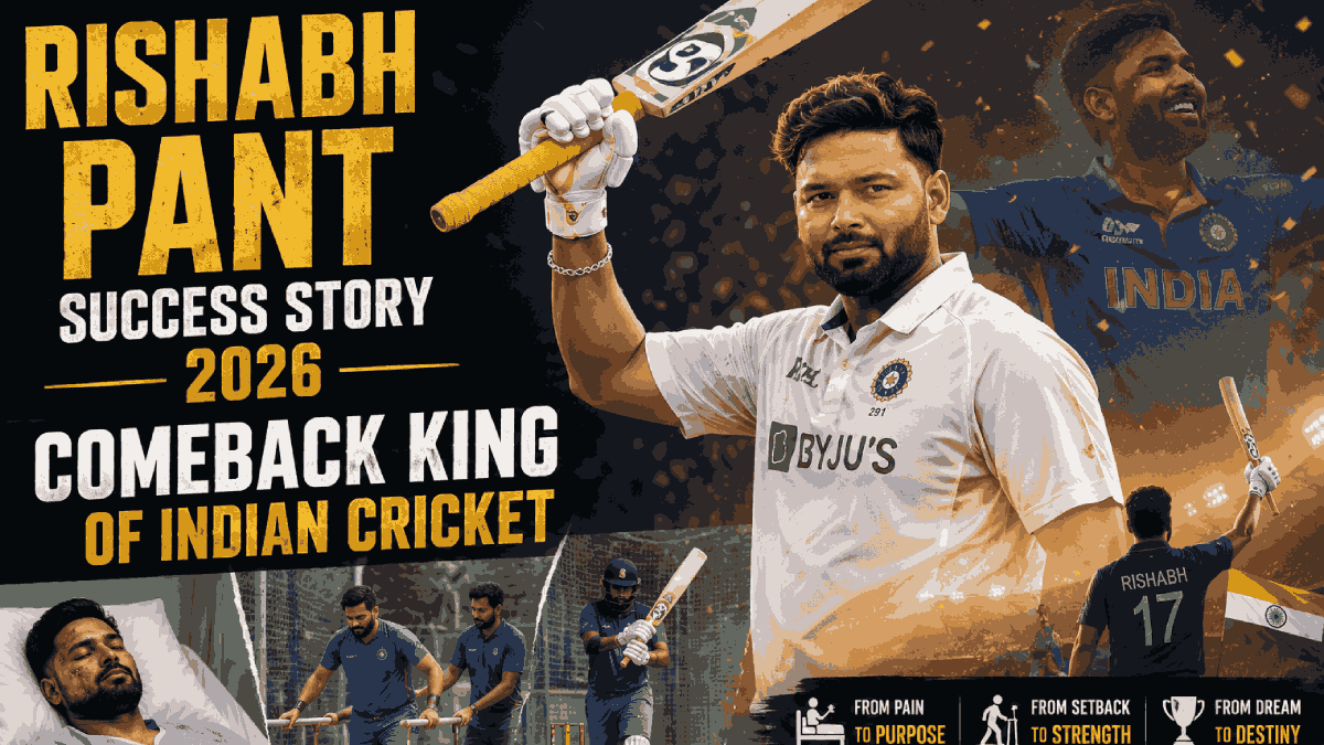 Rishabh Pant celebrating after a match during his successful comeback in 2025